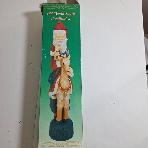 Old World Santa Candlestick - Picture 3 of 6